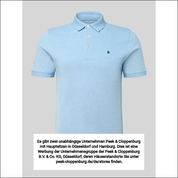 Jack & Jones Herren Poloshirts Blau Gr. Extra Groß