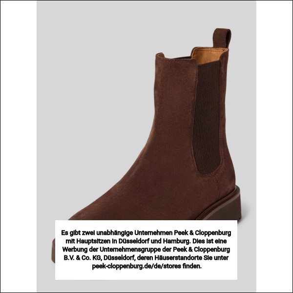 Geox Dunkelbraun Chelsea Boots Aus Leder Mit Elastischen Einsätzen Modell 'Norize'