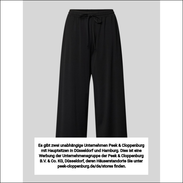 Weekend Max Mara Damen Max Mara Weite Hosen Schwarz Gr. Klein