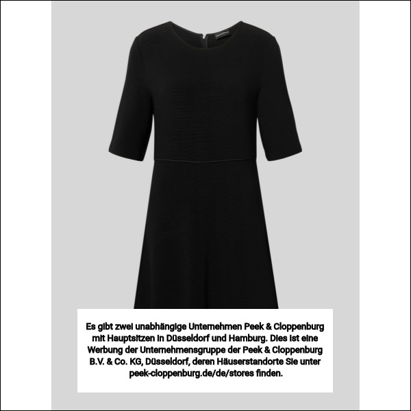 Emporio Armani Damen Schwarz Freizeitkleider, Gr. Größe 38